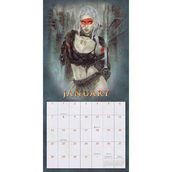The Fantasy Art of Royo 2024 Wall Calendar - RSVP