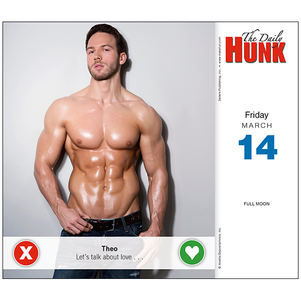 The Daily Hunk 2025 Daily Calendar RSVP