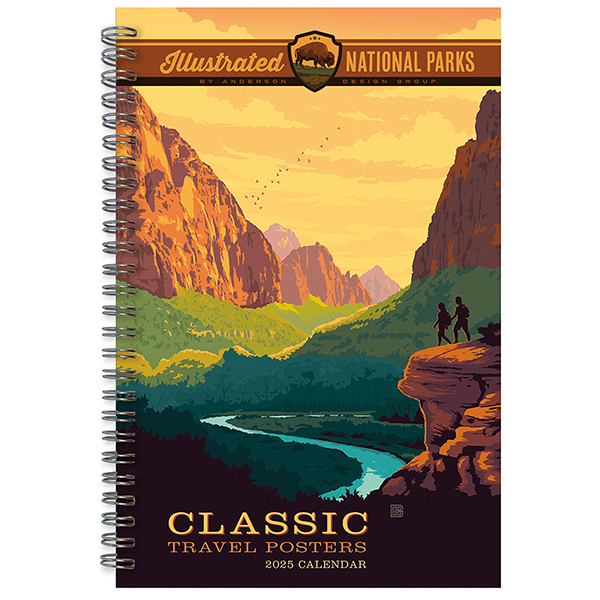 Illustrated National Parks 2025 Weekly Planner RSVP