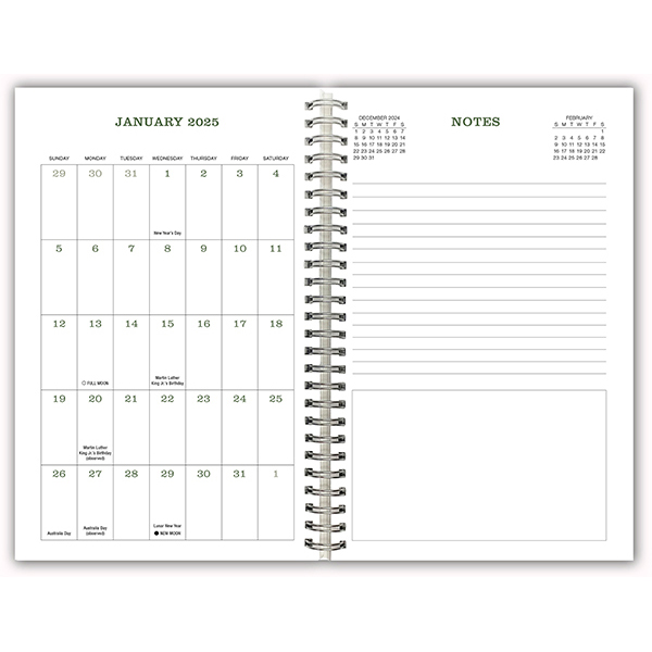 Illustrated National Parks 2025 Weekly Planner RSVP